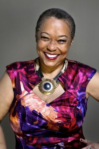 Sherry Profile - Purple and pink dress (1)